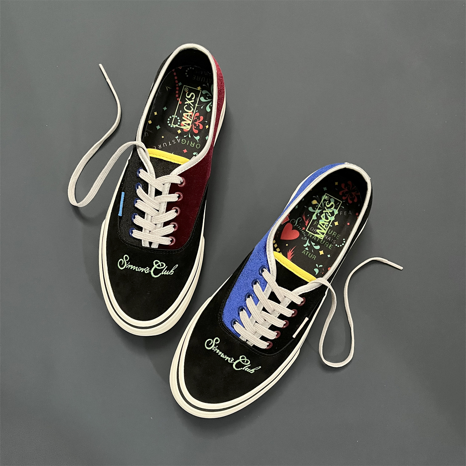 Sinners Club Part低帮Feature联名鸳鸯拼色男女百搭休闲板鞋