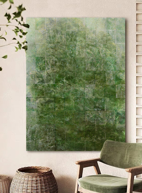 MUMO.手绘油画《盛颜》客厅装饰画玄关抽象艺术画餐厅纯手工挂画