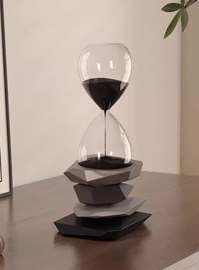 现代简约沙漏计时器摆件