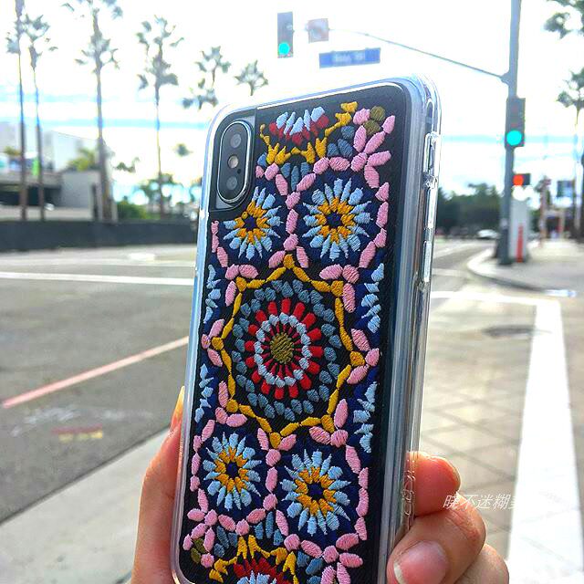 波西米亚刺绣苹果iPhone全包x/xs