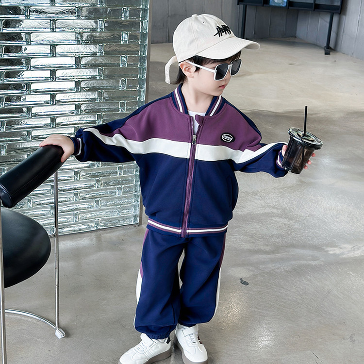 男童套装春秋款2025新款儿童衣服春装中小童男孩秋季运动服两件套