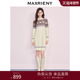 MAXRIENY慵懒复古风H型宽松针织裙25冬款 费尔岛穿搭长袖 连衣裙