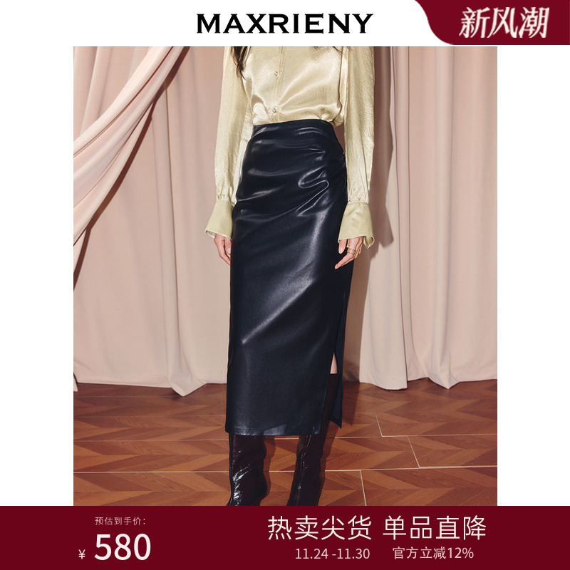 不对称压褶设计 包臀直身型