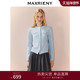 MAXRIENY千金miu系羊毛针织外套25秋款 女 外搭小衫 baby蓝毛衫 开衫