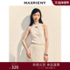 修身 MAXRIENY优雅简约收腰x型上衣25夏挂脖无袖 套头针织毛衫 显瘦