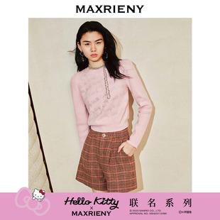 修身 Kitty联名系列 上衣 MAXRIENY 毛衫 Hello 瓜分百万红包