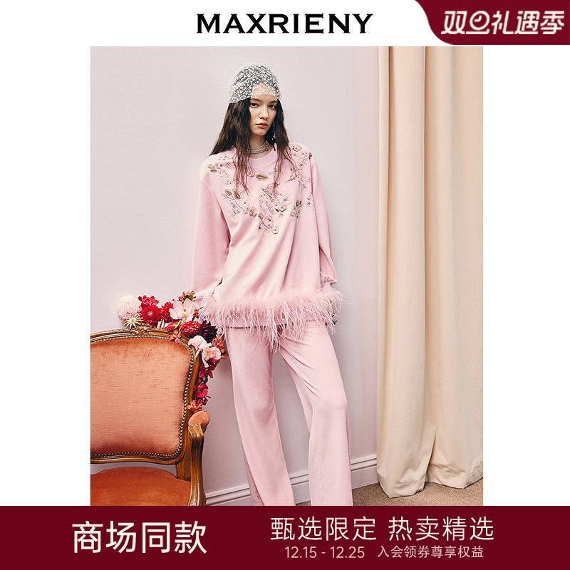 侧边钉珠织带，加宽弹性腰节