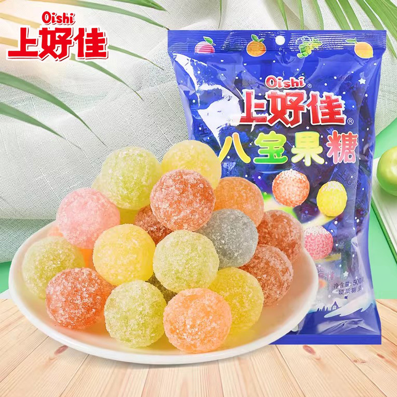 上好佳八宝果糖薄荷糖500g休闲零食硬糖水果糖喜糖年货糖果批发,零食/坚果/特产,传统糖果,淘宝优惠券,粉丝福利购,淘宝优惠卷