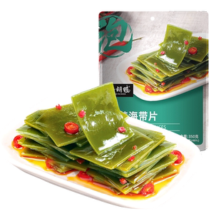 小胡鸭酸辣海带片350g袋健康零食小吃休闲素食即食海带小零食