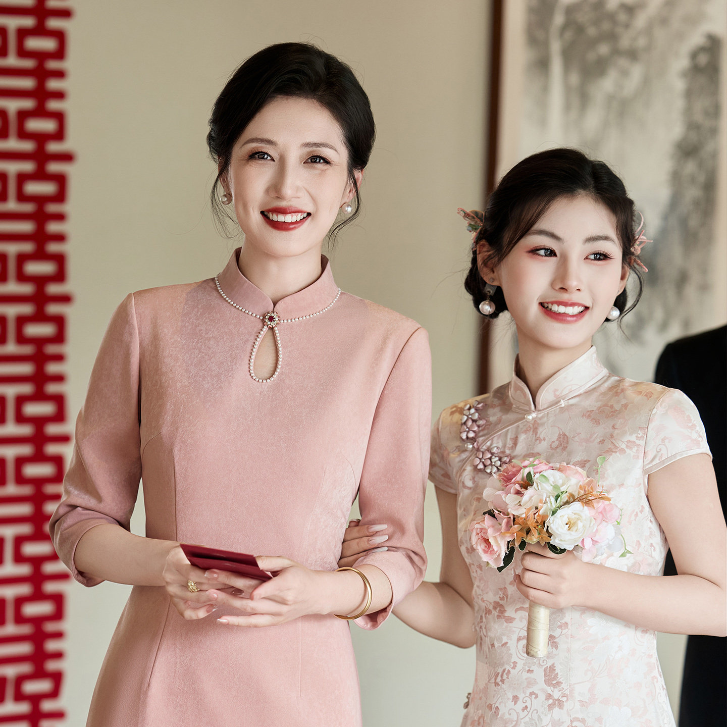 中长款妈妈婚礼旗袍日常可穿礼服