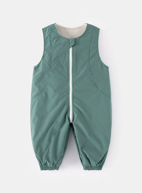 宝宝爬爬服户外婴儿爬行服连体衣服儿童外出防风罩衣防脏全身春秋