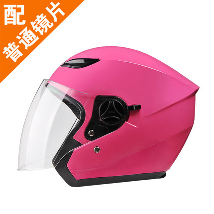 DFG摩托车头盔男电动车头盔女四季冬季防雾半盔防晒安全帽