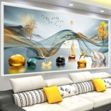 Cross -STITCH 2023 Новая линейная вышивка общедоступная линия простая и современная вышивка лося