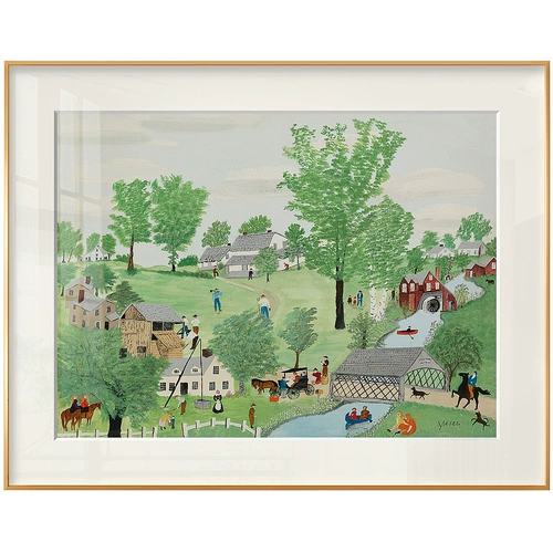 Бабушка Моисей Heal The Cross Stitch 2024 Новая вышиваемая вышивка гостиной