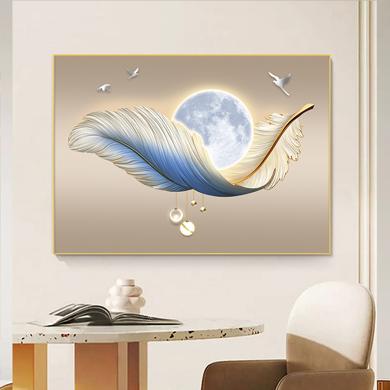 简约现代新款线绣十字绣