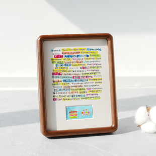 生日礼物高级特别个性邮票相框实木收藏纪念意义送闺蜜男朋友老婆