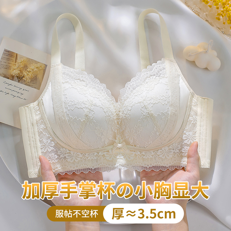 广州汕头品牌内衣女小胸聚拢加厚平胸专用上托无钢圈广东潮汕文胸