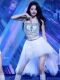 演出服钻背心透视网纱裙eleven爵士舞台装 英同款 张元 韩国女团ive