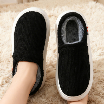 【男款布鞋】包跟棉拖鞋