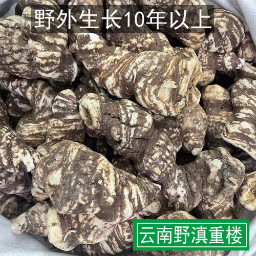 正宗云南粉质重楼七叶一枝花干货