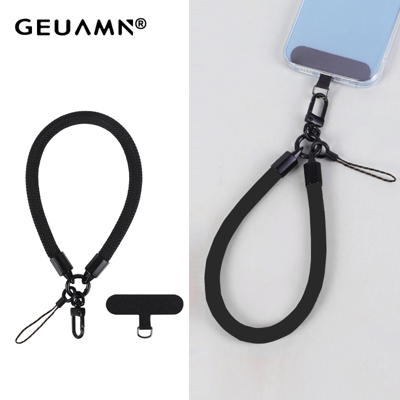 加粗短款手腕挂绳送夹片+小绳头