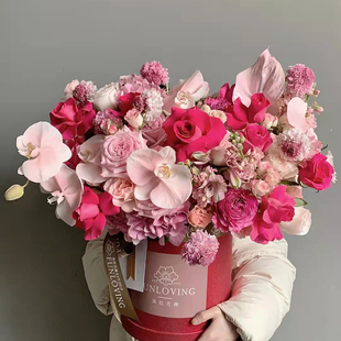 送老婆闺蜜同城送花玫瑰礼盒生日上海深圳广州北京杭州南京鲜花超