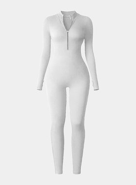 欧美秋冬款连体运动瑜伽服女