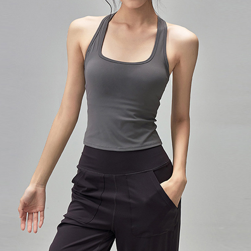 新款速干普拉提运动健身训练上衣夏季工字美背带胸垫瑜伽服背心,运动/瑜伽/健身/球迷用品,瑜伽背心,淘宝优惠券,粉丝福利购,淘宝优惠卷