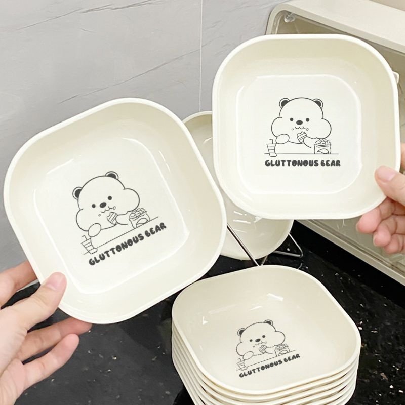 简约餐桌吐骨头碟家用骨碟桌面垃圾盘渣盘吐骨盘轻奢高级感和面盘