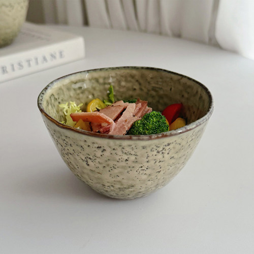 日式复古古拙陶瓷米饭碗蘸料小碗