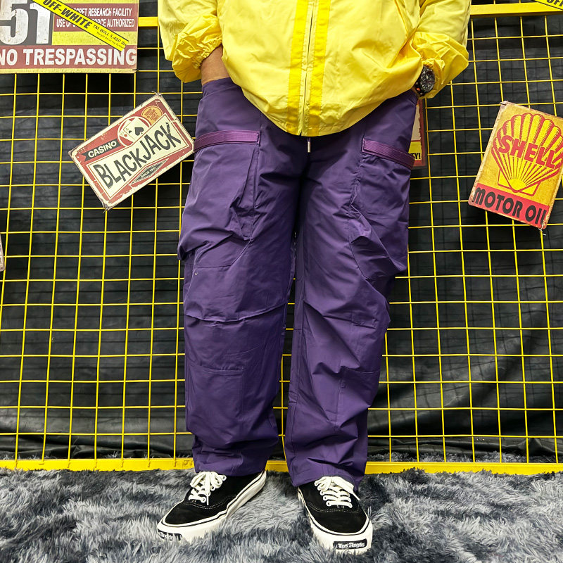 核爆炸美式街头嘻哈多袋男女潮牌紫色宽松直筒机能户外休闲长裤子,男装,休闲裤,淘宝优惠券,粉丝福利购,淘宝优惠卷