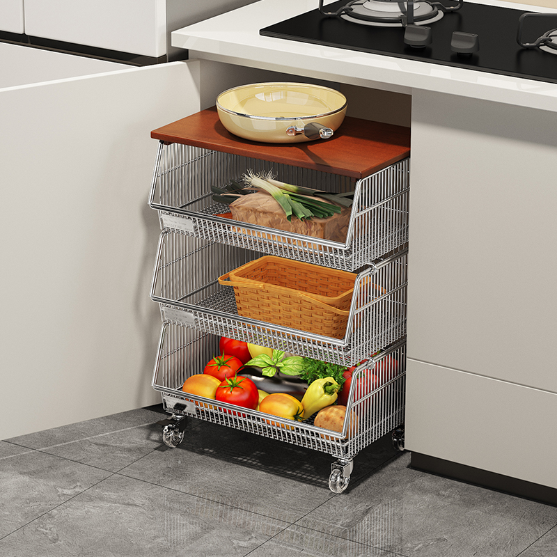 a生新款厨房置物架蔬菜架调料架