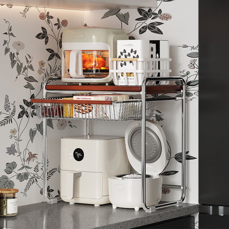 a生厨房微波炉置物架加高支架