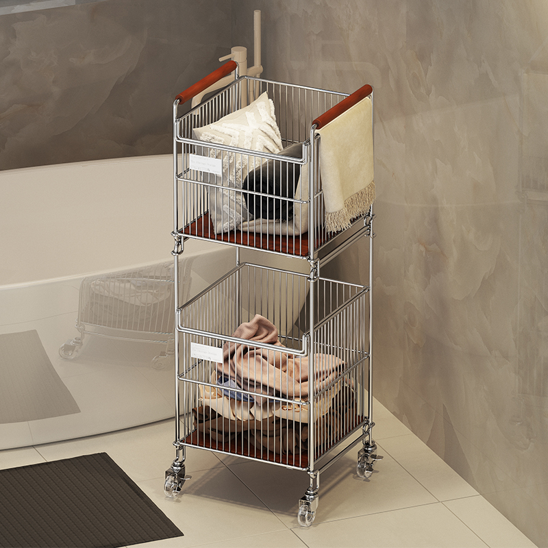 a生脏衣篓家用双层衣服收纳筐子