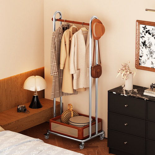 a生中古卧室落地挂衣架次净衣架