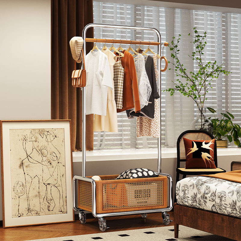 a生落地款衣架卧室床边衣帽架子