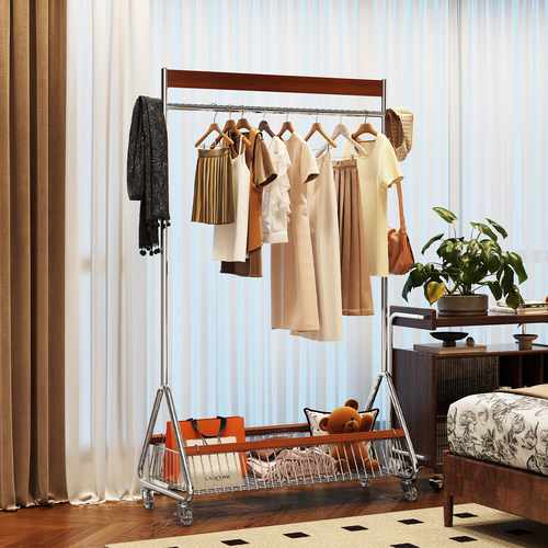 a生卧室挂衣架落地衣服置物架子