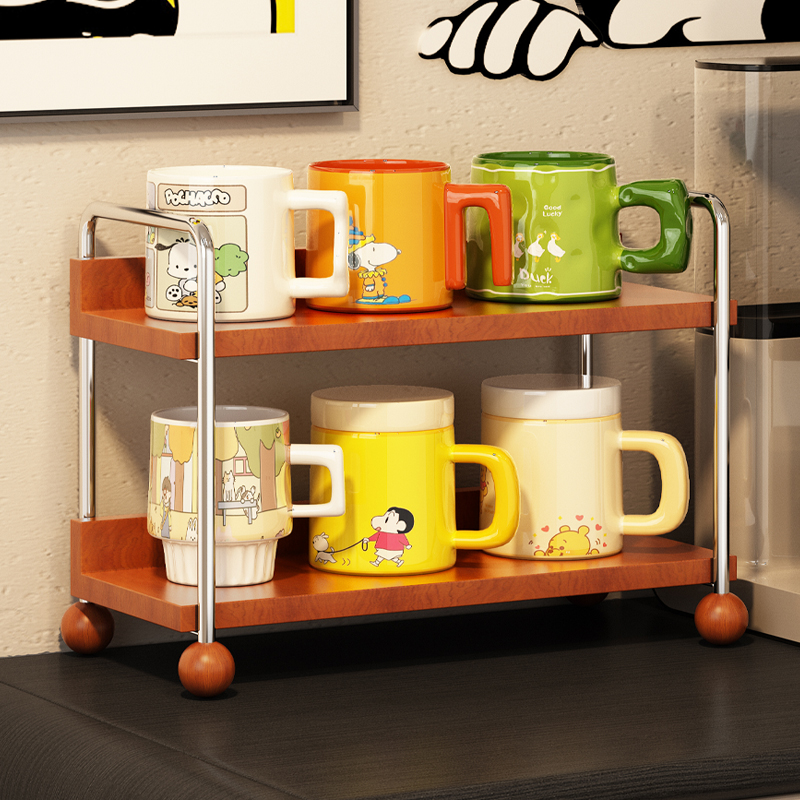 a生茶杯架子茶具收纳架家用转角