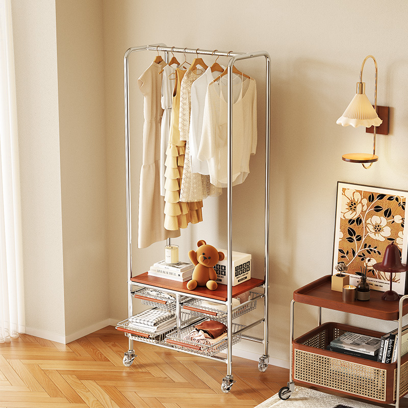 a生卧室家用挂衣架多功能置物架