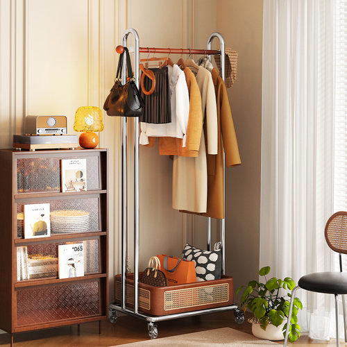 a生中古卧室挂衣架转角衣帽架