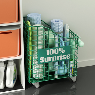 瑜伽垫收纳筐健身运动器材器械置物架篮球收纳架泡沫轴球拍收纳筒