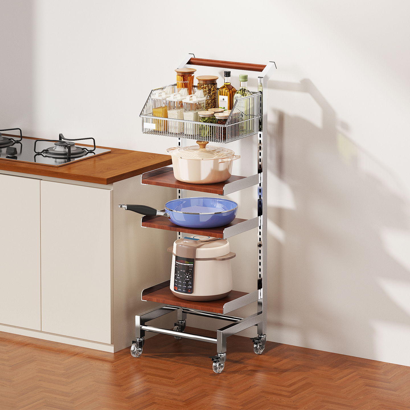 a生厨房置物架调料架多层收纳架