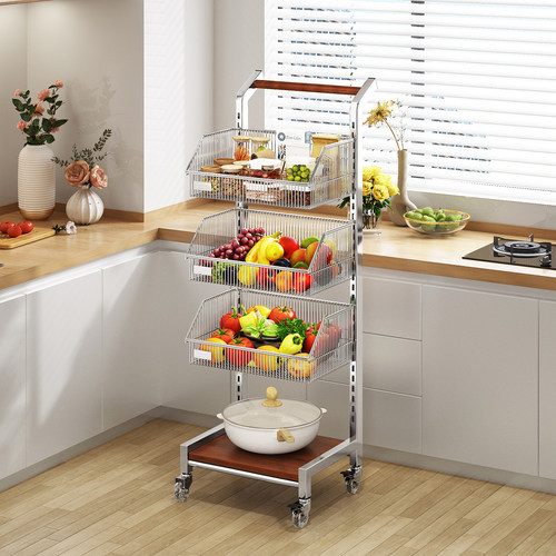 a生厨房收纳神器省空间落地带轮