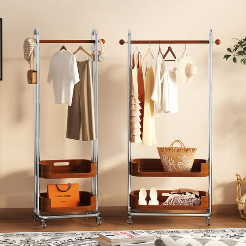 a生复古风轻奢挂衣架服装展示架