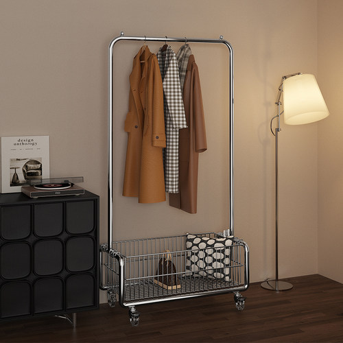 A生移动衣帽架卧室落地挂衣架
