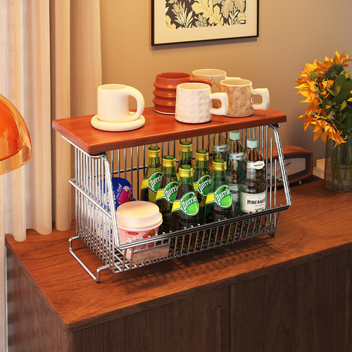 a生桌面零食置物架客厅收纳架子