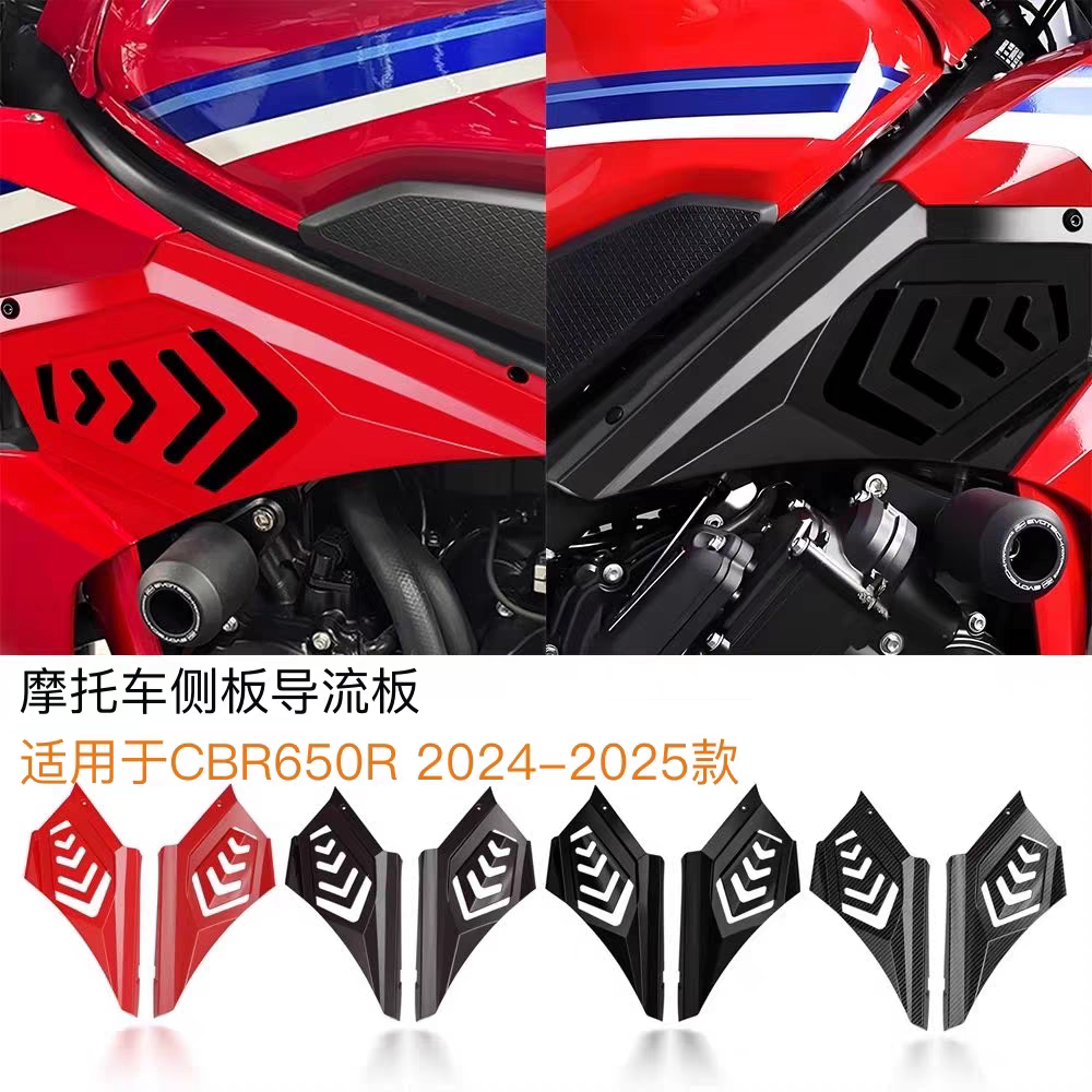 适用本田cbr650r24-25改装发动机护板发动机下护板发动机下导流罩图片