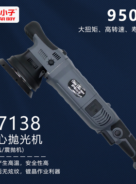 护车小子 偏心15MM抛光机汽车美容DA 5寸抛光工具车用震抛机套装