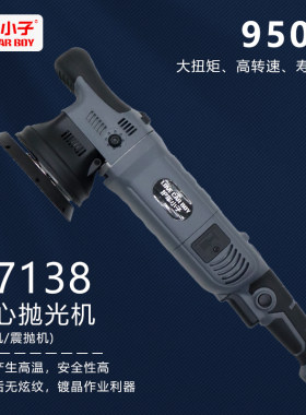 护车小子 偏心15MM抛光机汽车美容DA 5寸抛光工具车用震抛机套装