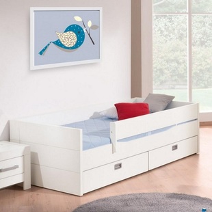 Paidi 男女孩公主床家具套房组合双层 Fiona实木儿童上下床